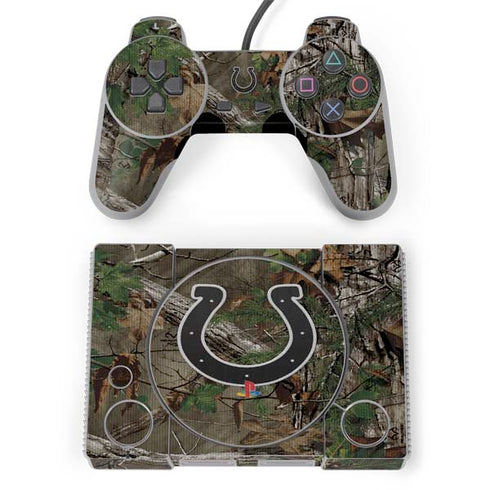 NFL Indianapolis Colts Realtree Xtra Green Camo PlayStation Classic Bundle Skin